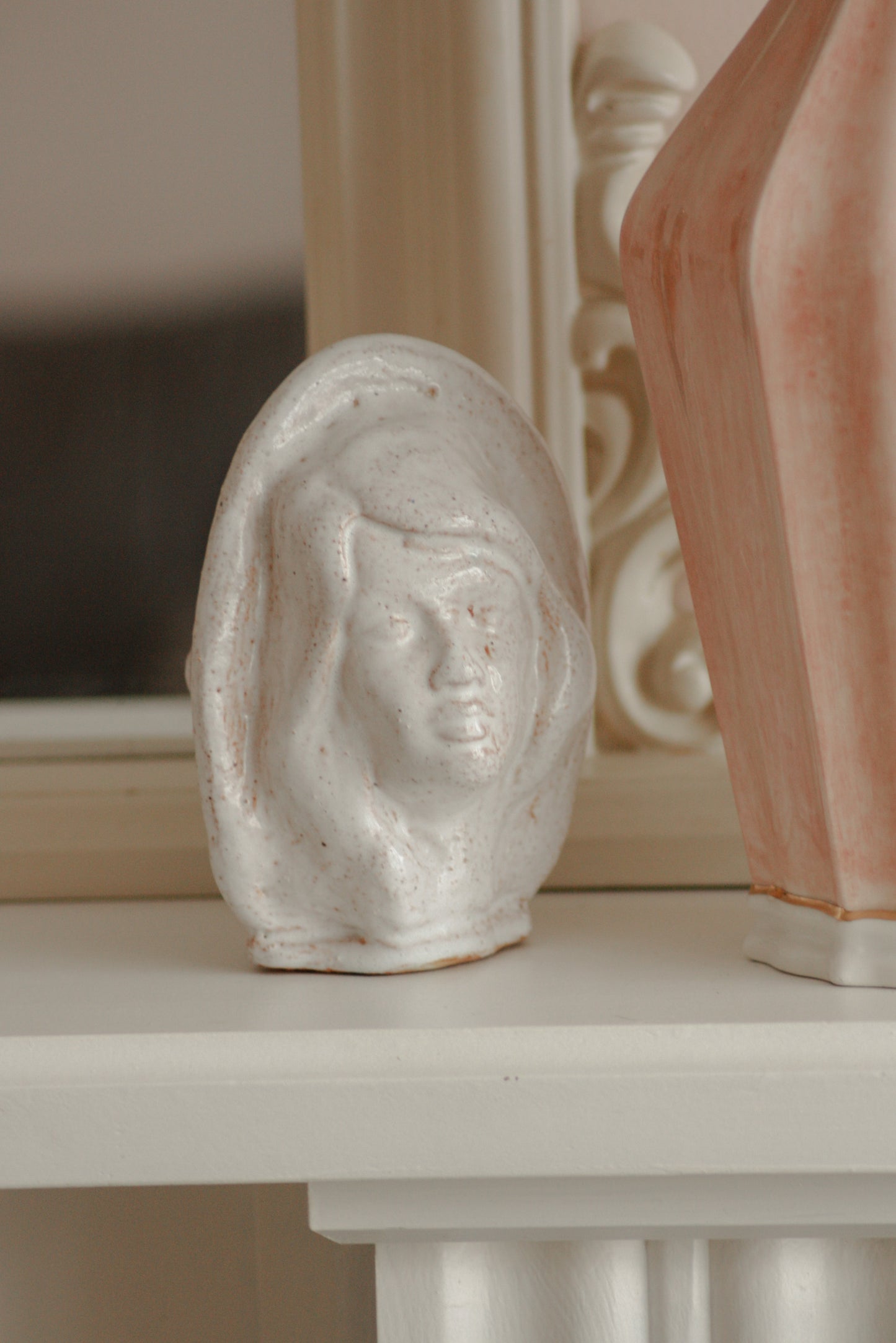 Vintage studio pottery female bust