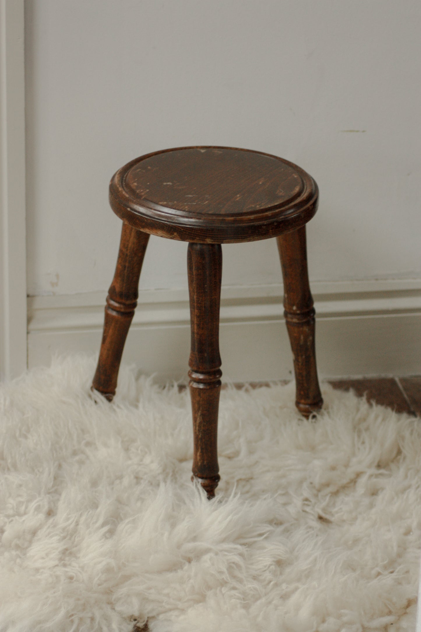 Vintage wooden stool