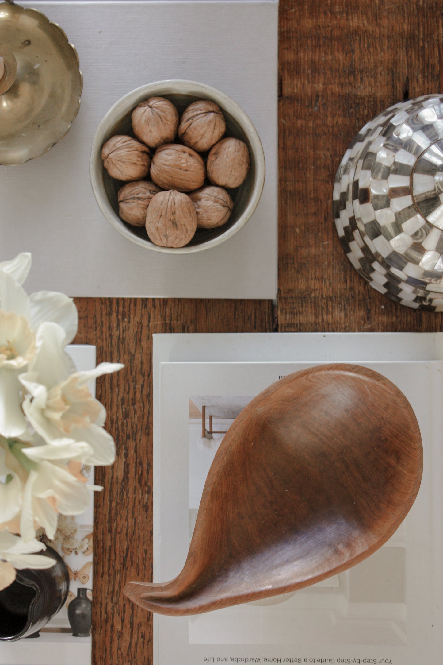 Vintage wooden dish