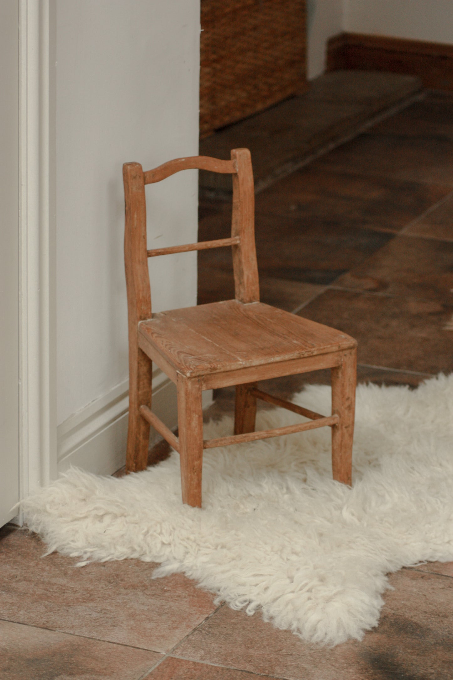 Vintage wooden children's chair