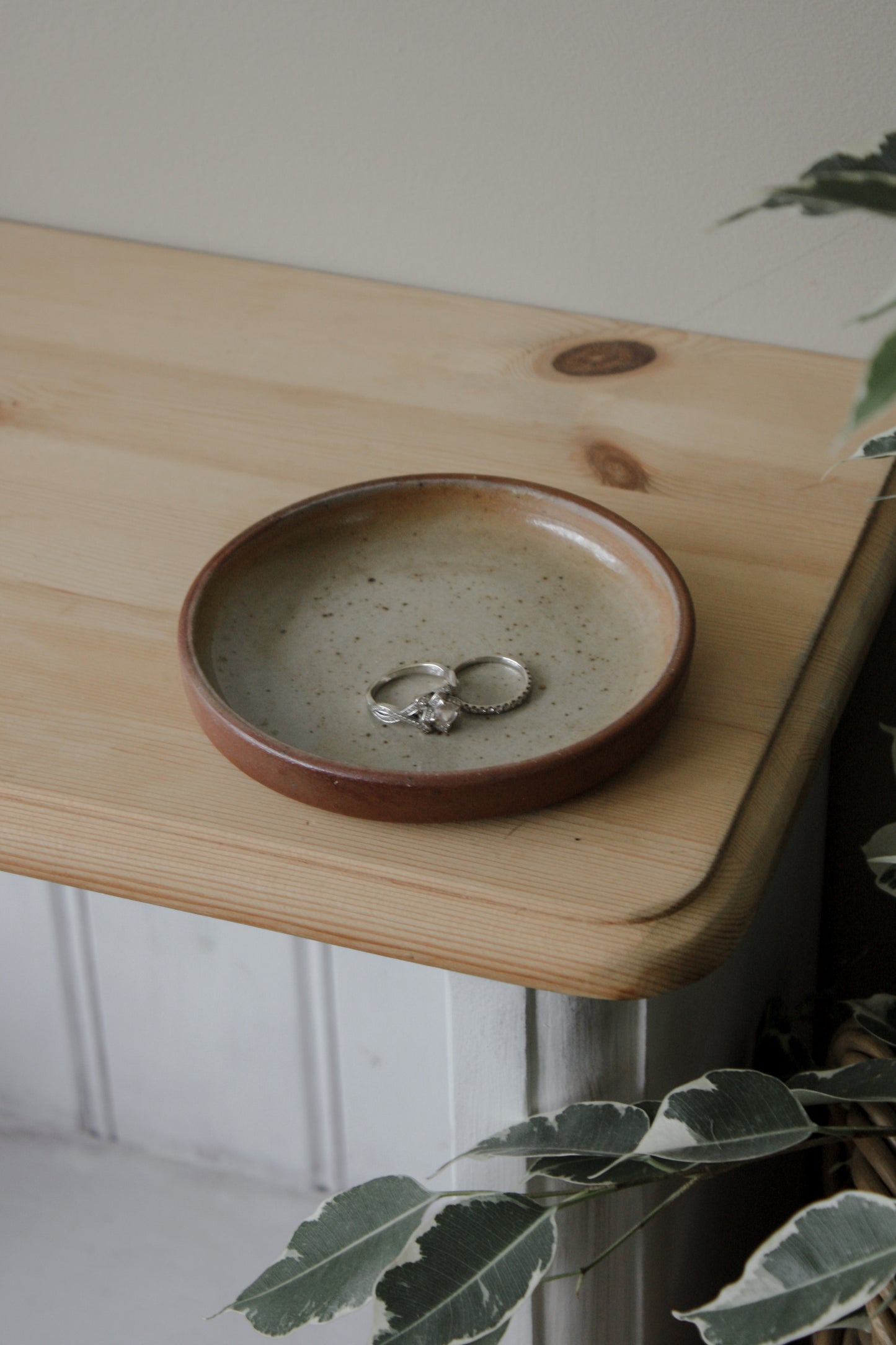 Vintage studio pottery dish