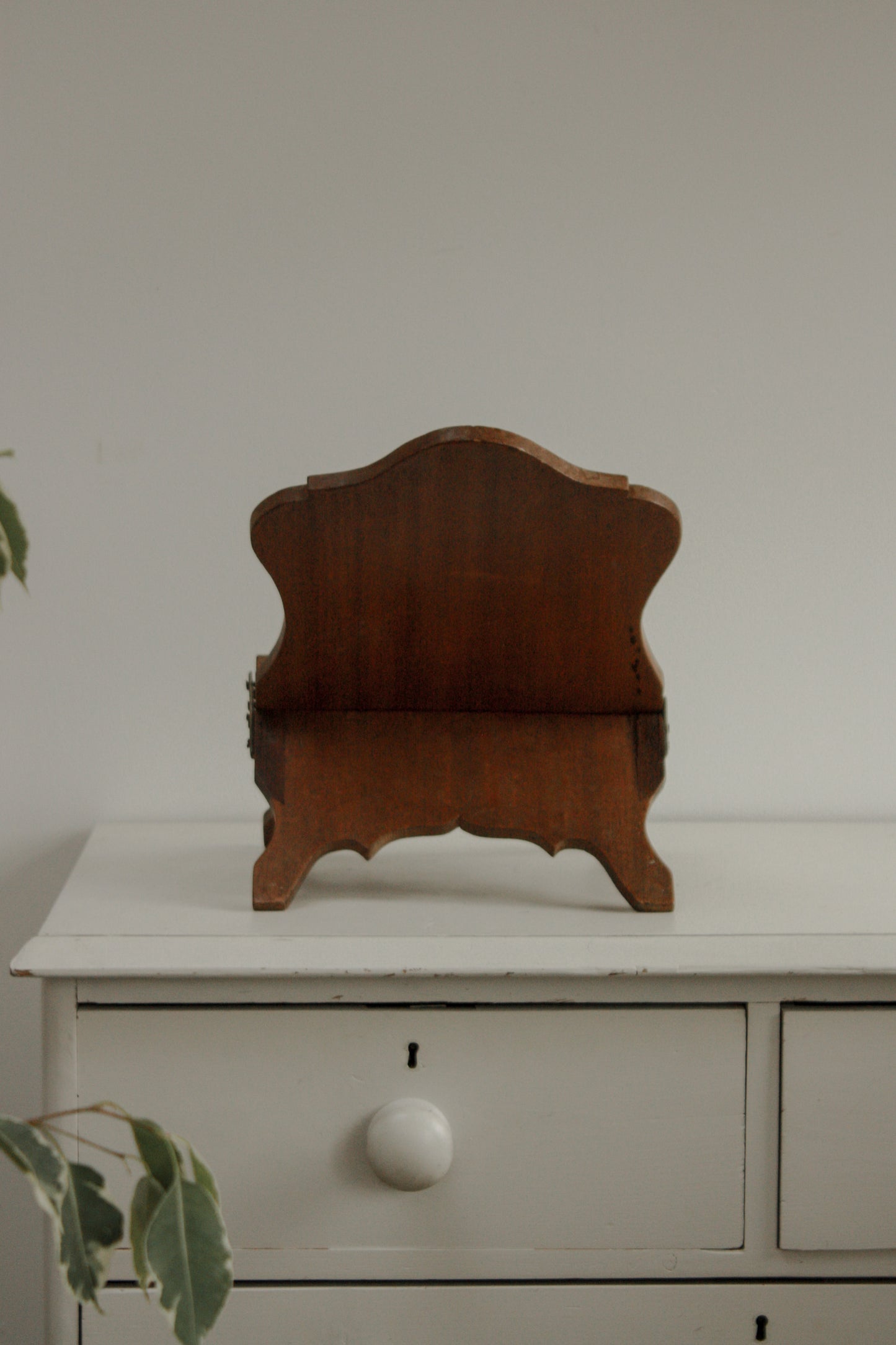 Vintage French wooden book stand