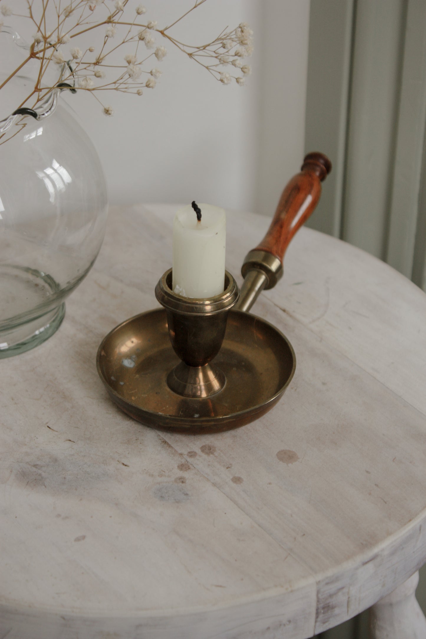 Vintage brass candleholder