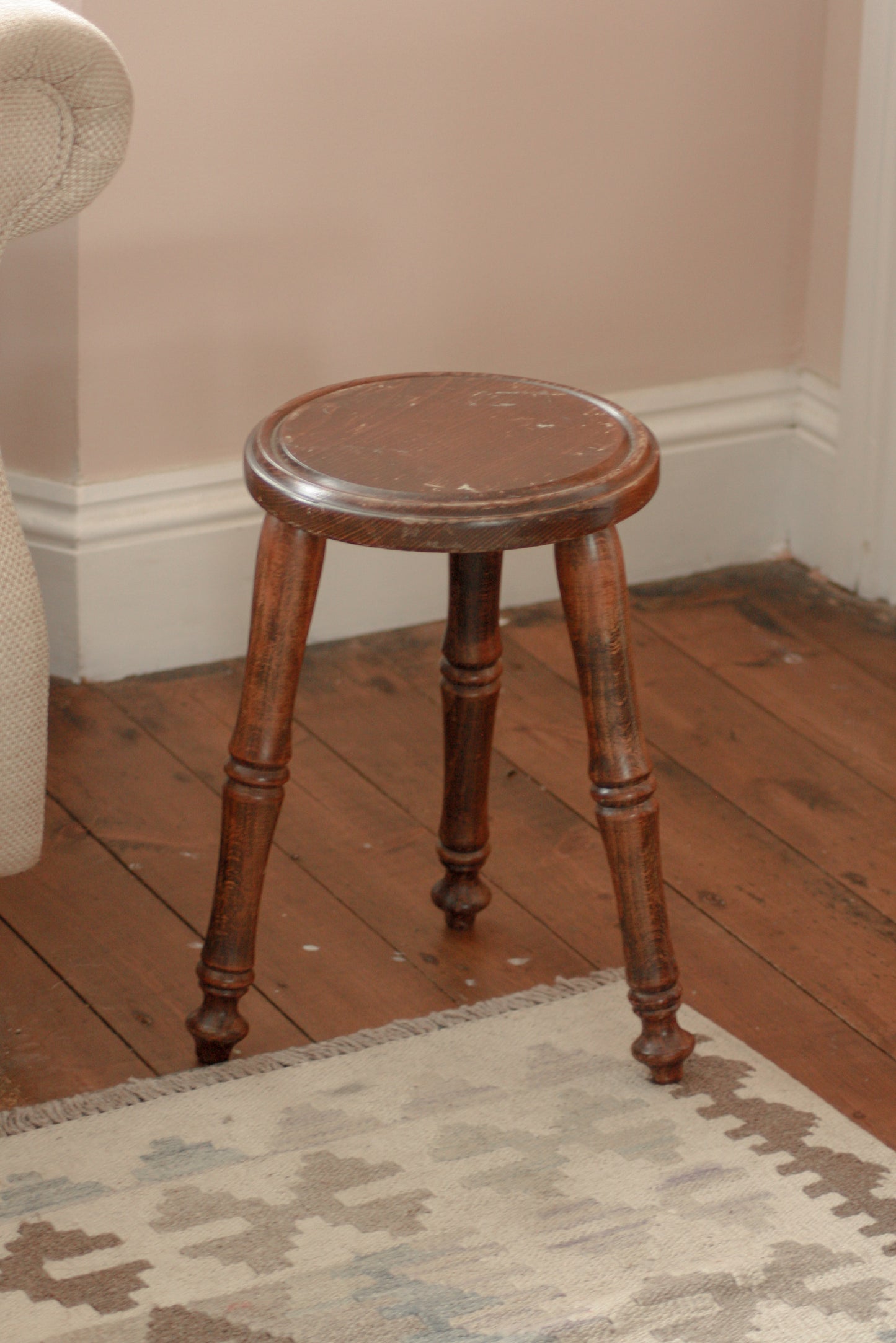 Vintage wooden stool