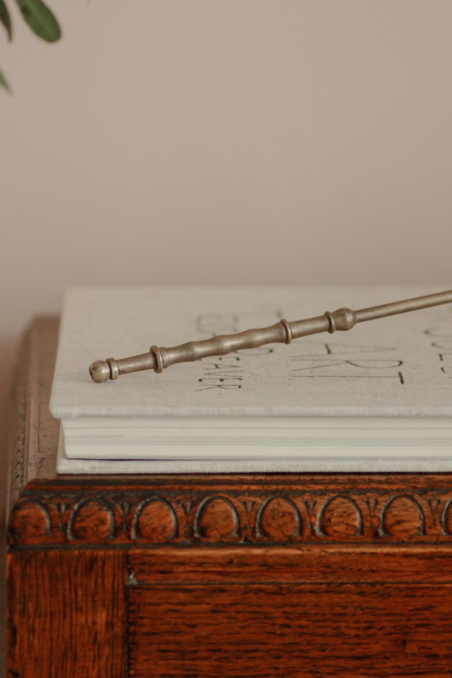 Vintage brass candle snuffer