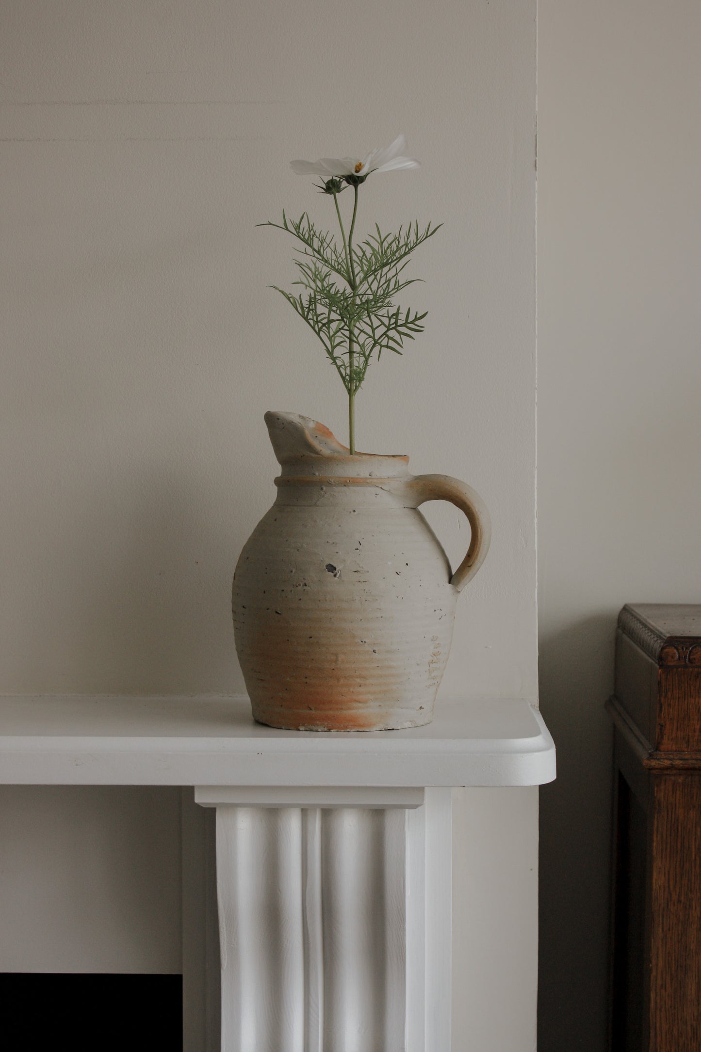 Vintage French earthenware pitcher