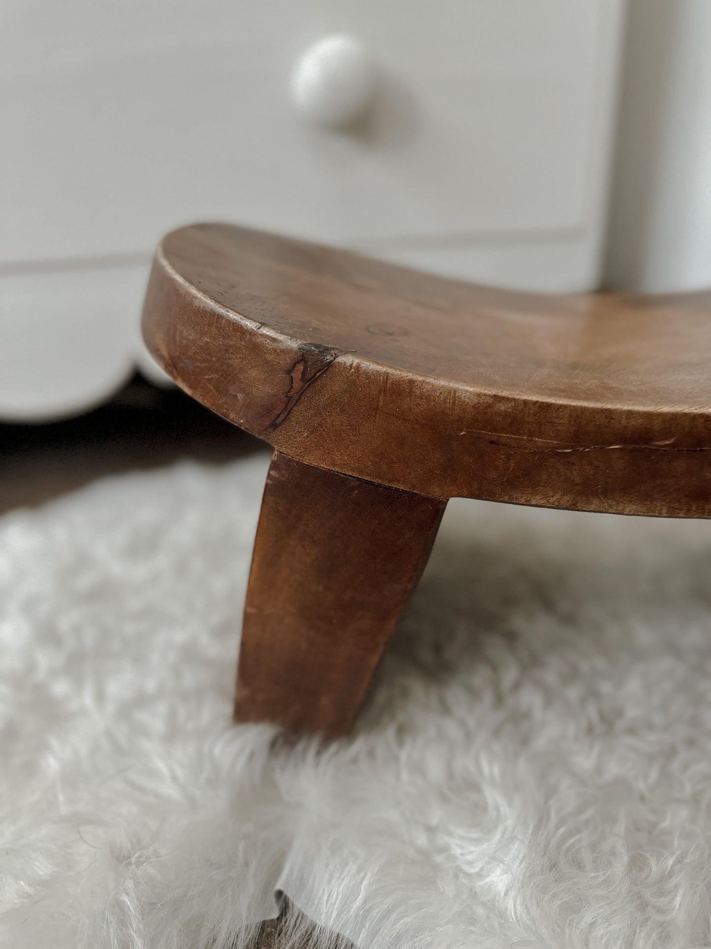 Vintage African Ashanti stool