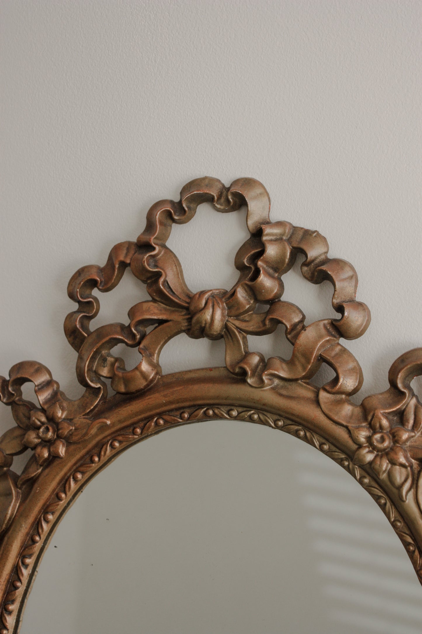 Vintage 1930s bow mirror