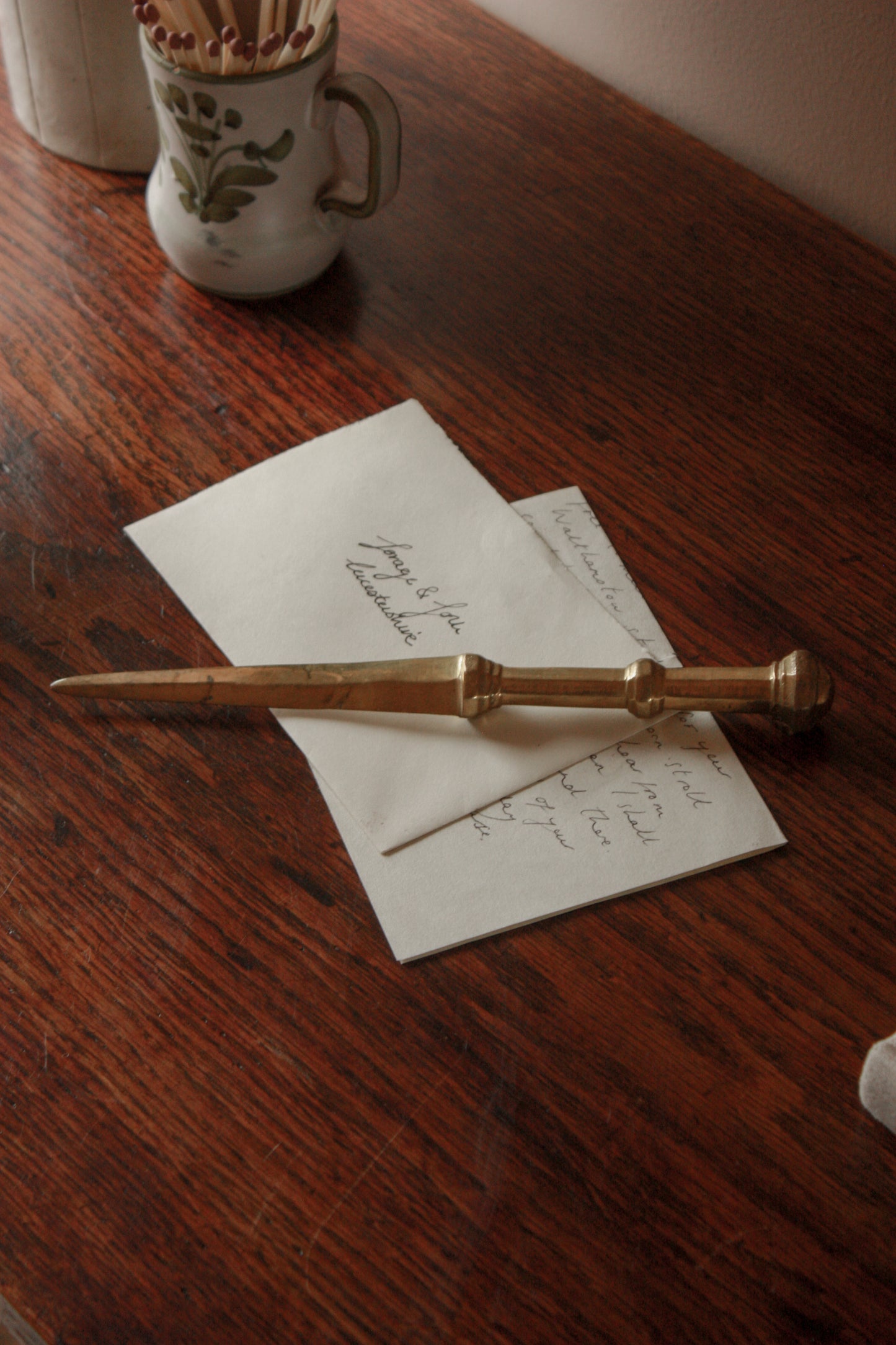 Vintage brass letter opener