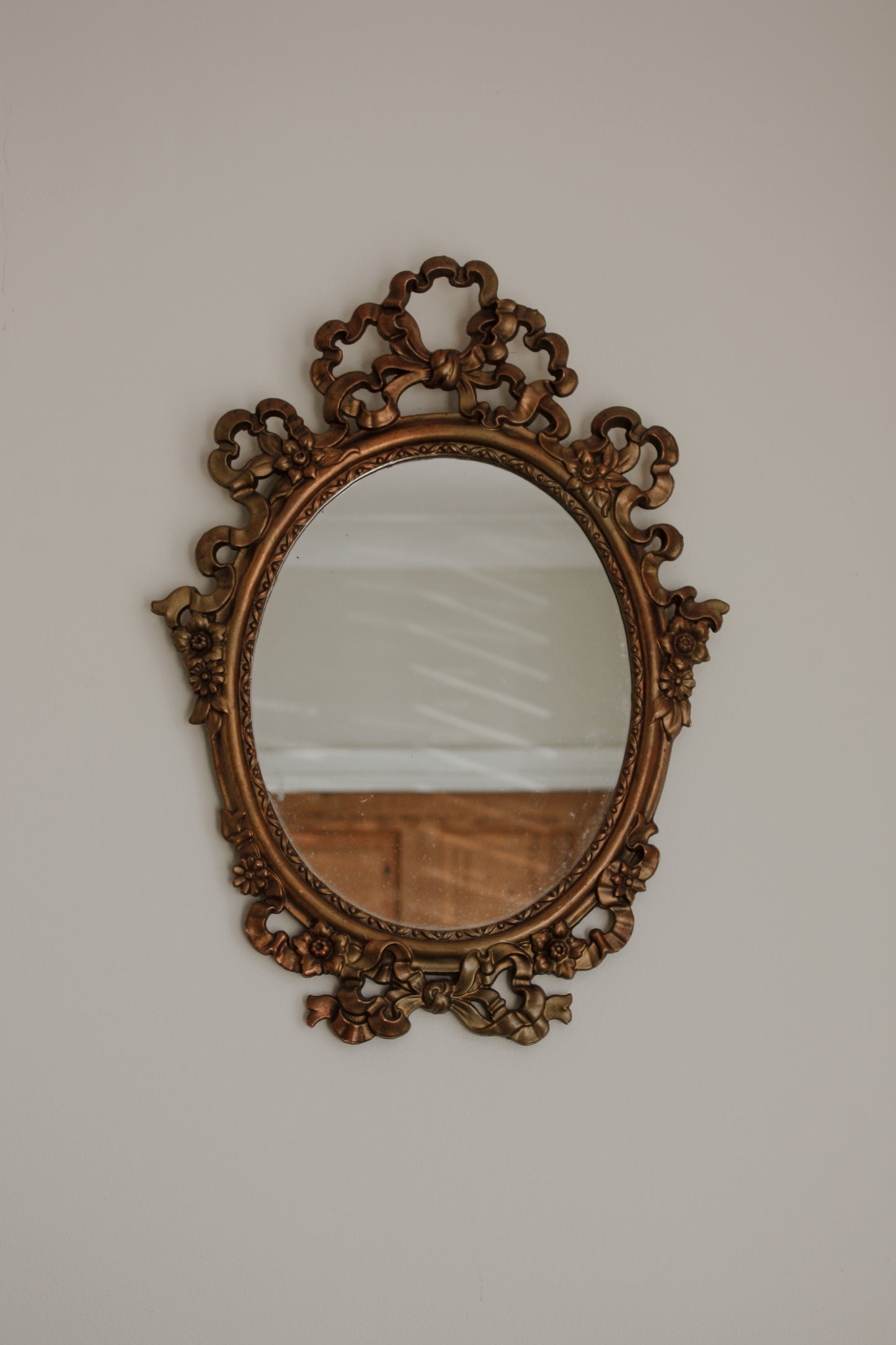 Vintage 1930s bow mirror