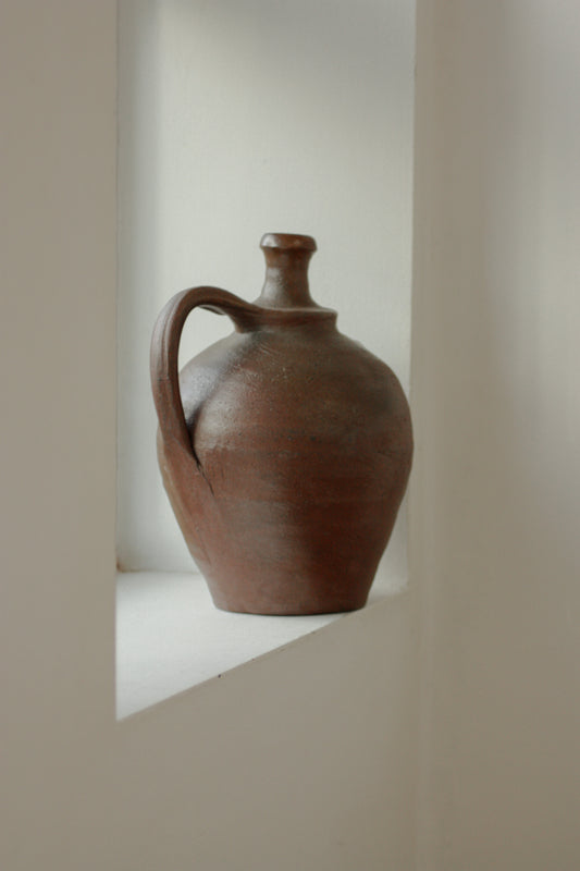 Vintage French stoneware flagon