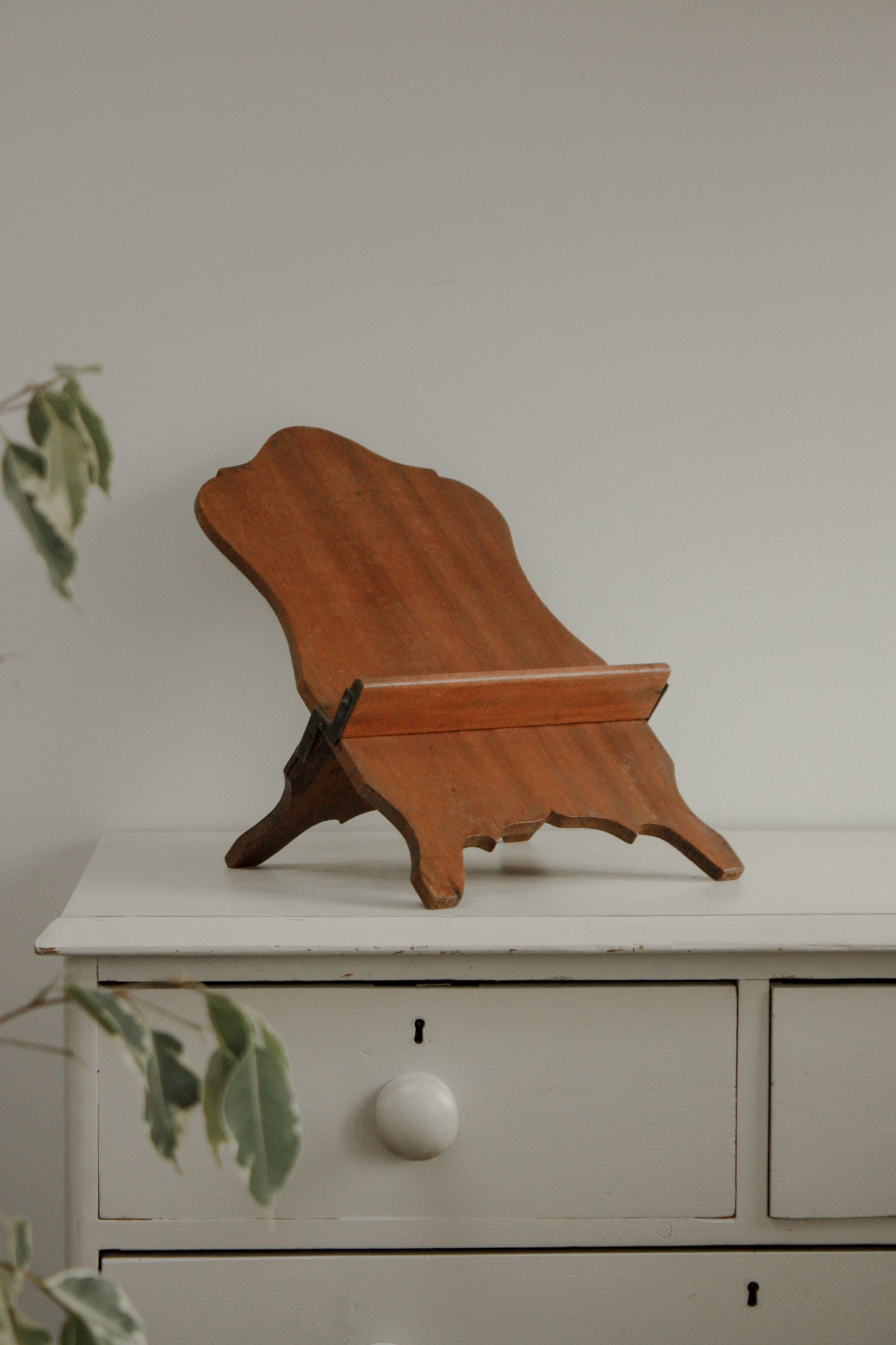 Vintage French wooden book stand