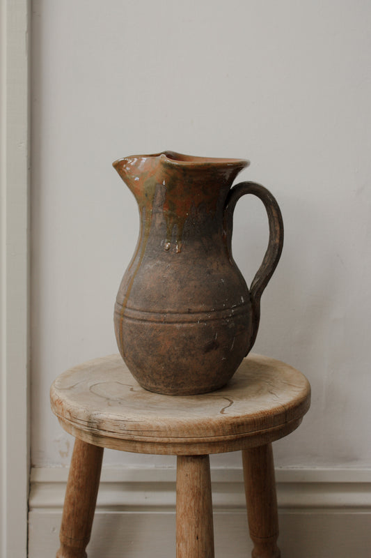 Weathered vintage pitcher