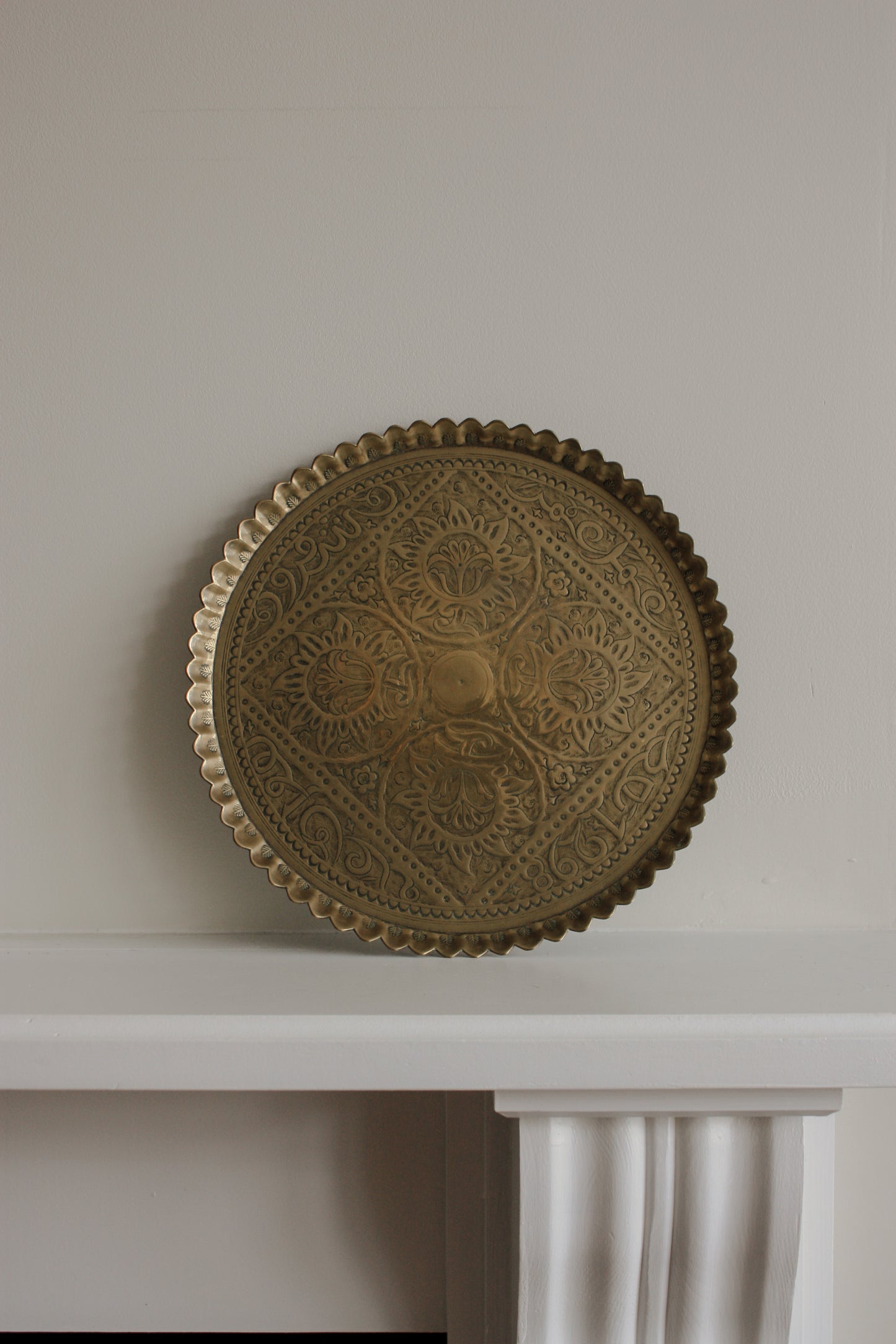 Vintage brass tray