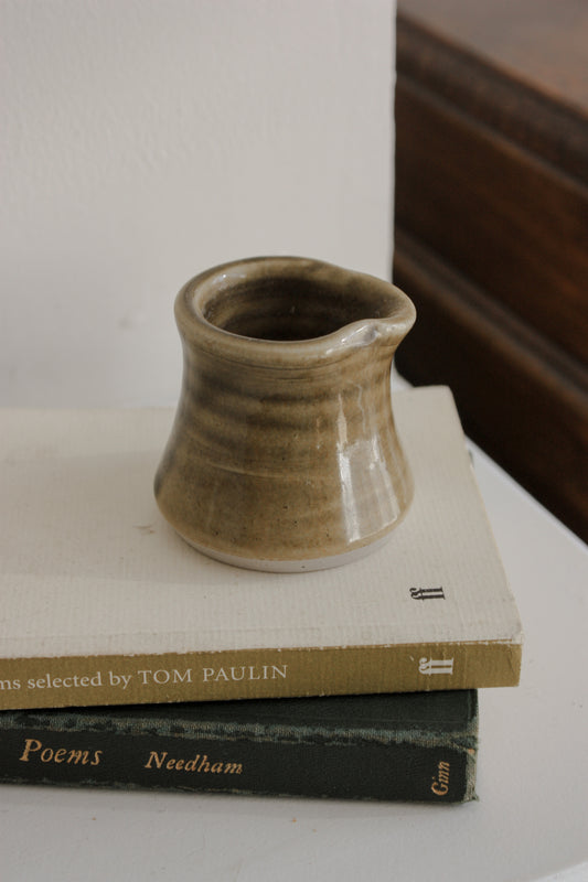 Vintage studio pottery creamer