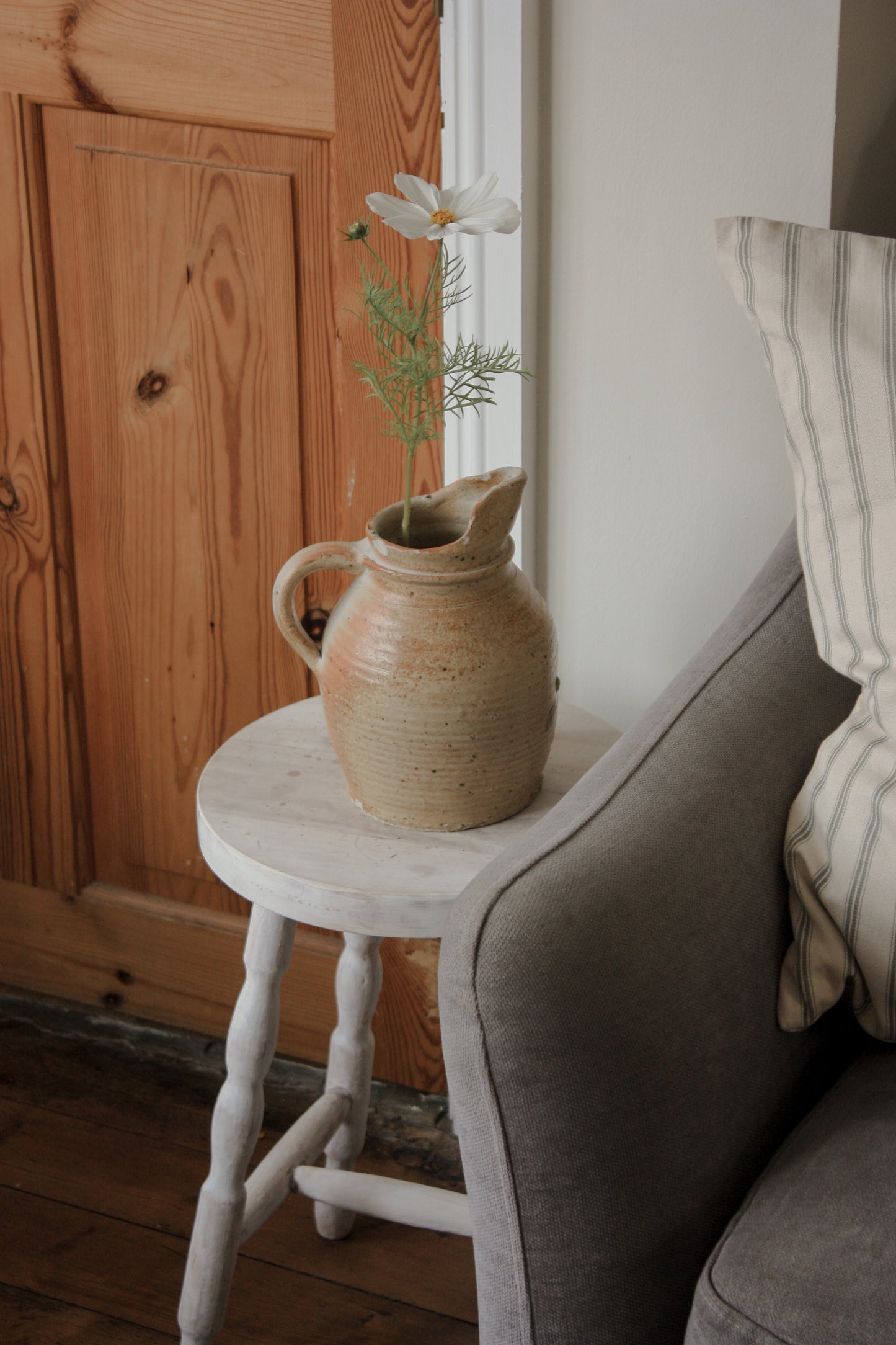 Vintage French earthenware pitcher