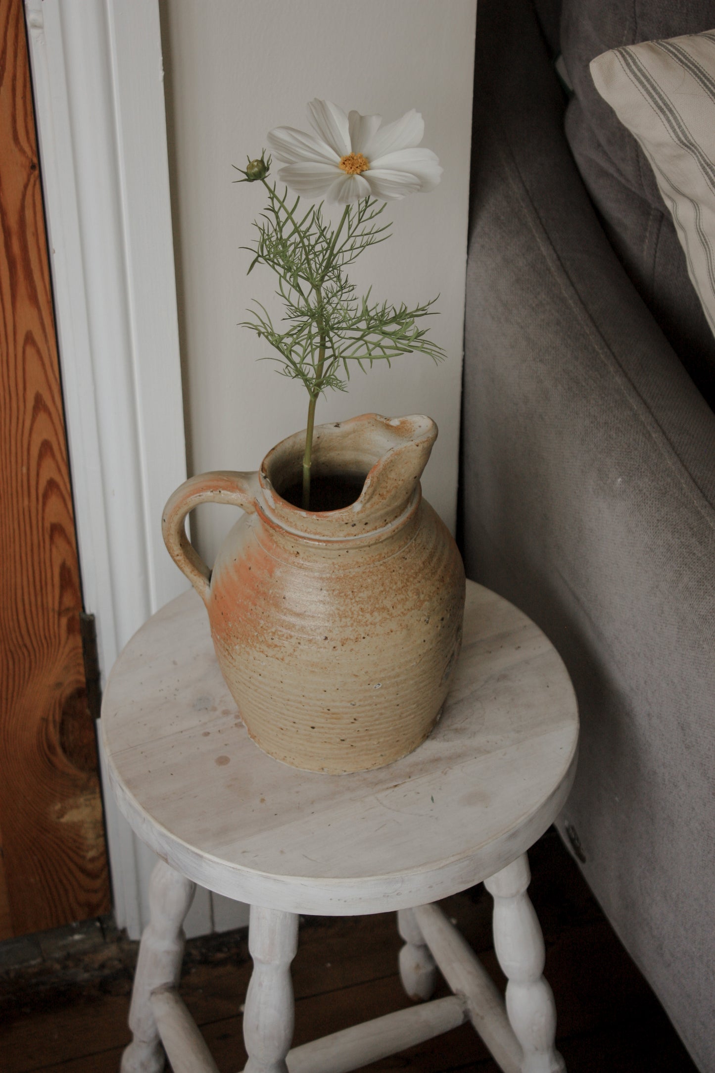 Vintage French earthenware pitcher