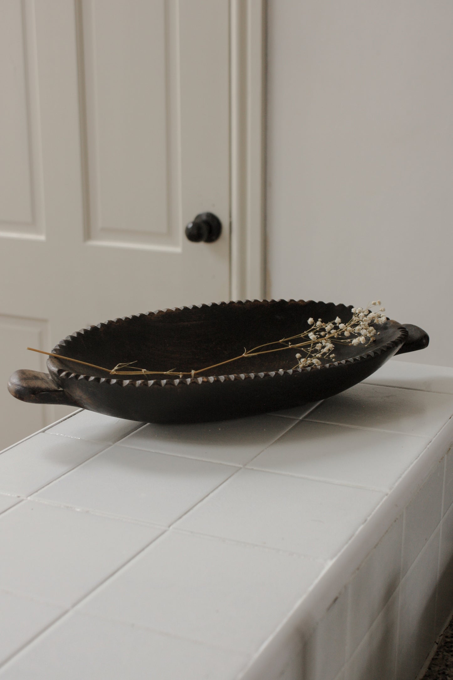 Vintage African wooden bowl