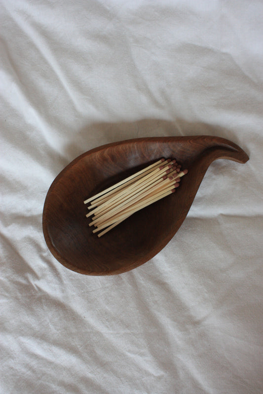 Vintage wooden dish