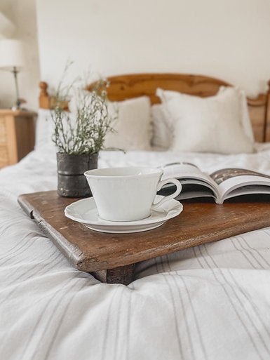 Vintage wooden riser / tray