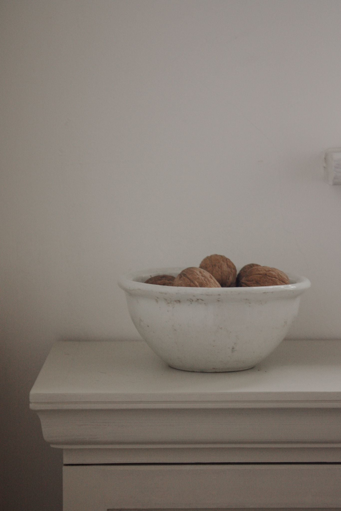 Antique scalloped jelly mould bowl