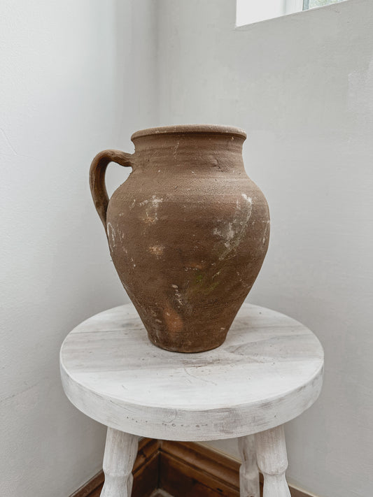 Brown clay pot