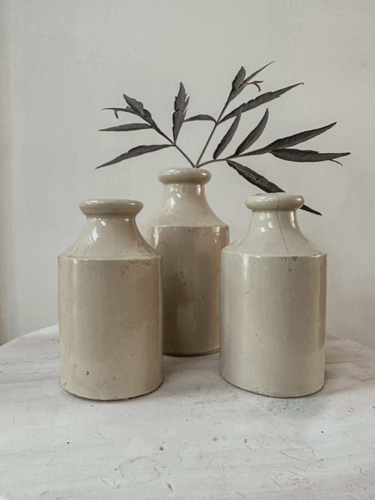 Set of three vintage stoneware bottles - set 6