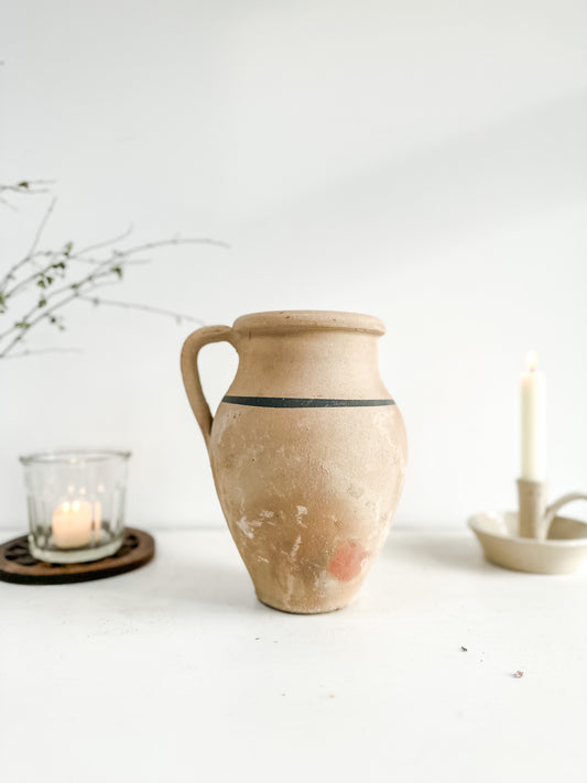 Rustic clay pot