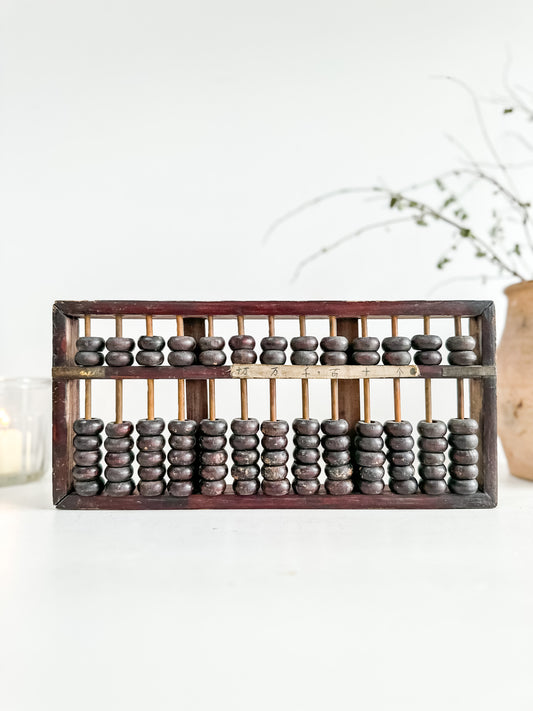 Vintage wooden abacus