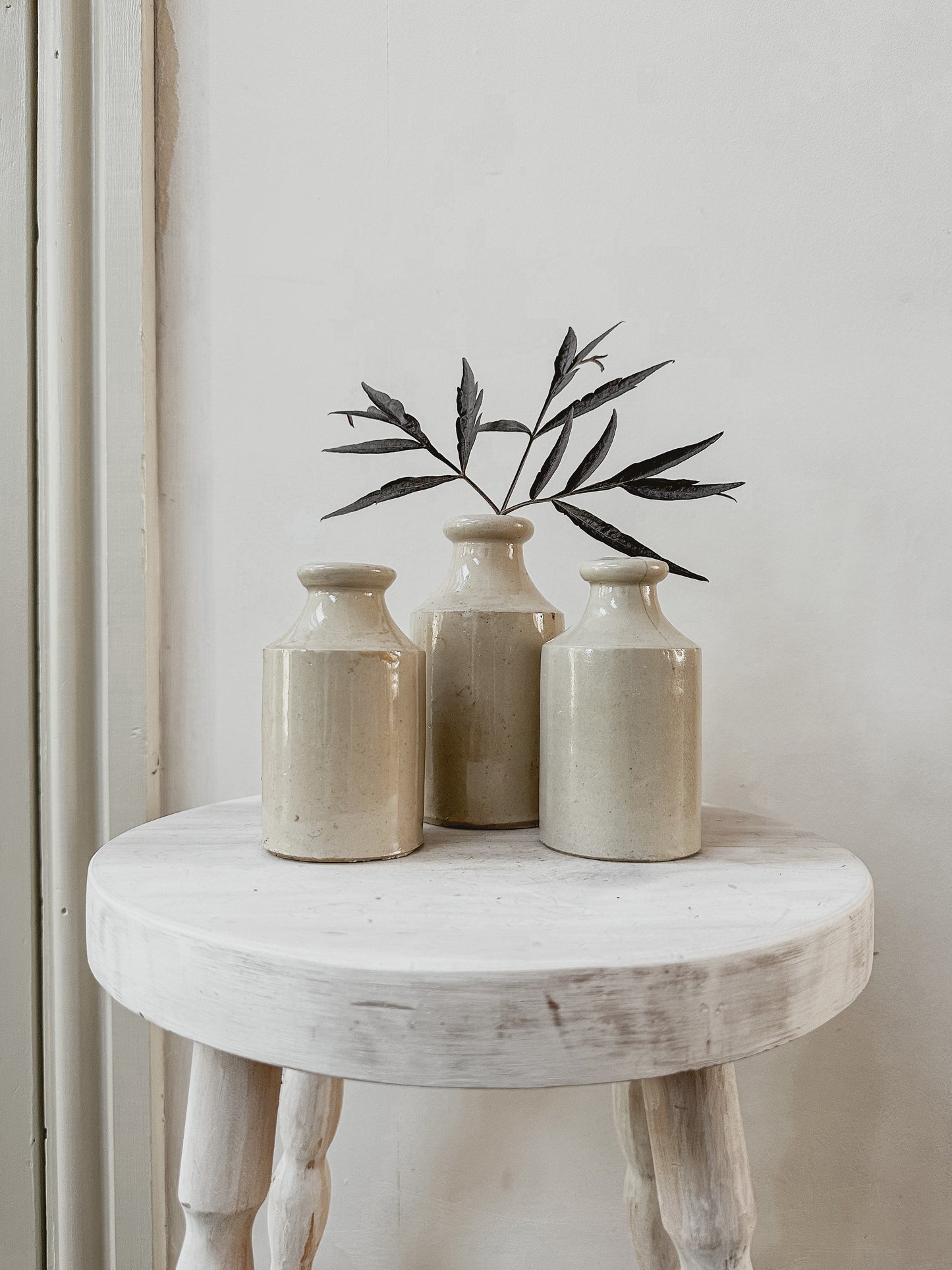 Set of three vintage stoneware bottles - set 6