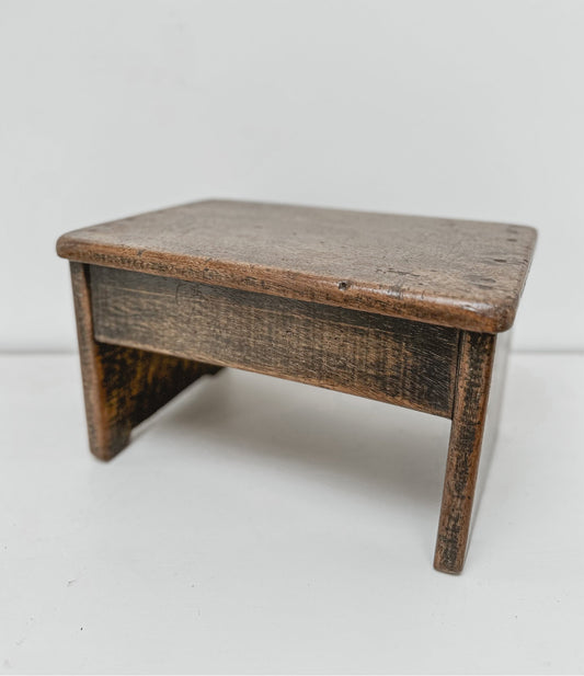 Vintage mid century Indian wooden stool